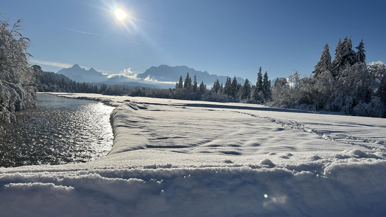 Isar im Winter Isar im Winter